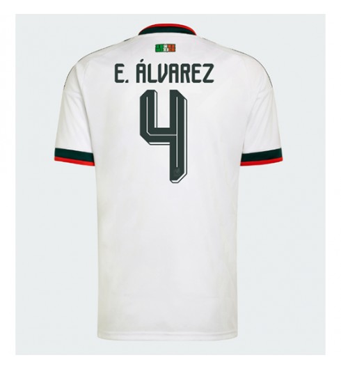 Mexiko Edson Alvarez #4 Venkovní Dres MS 2026 Krátký Rukáv Mexiko Edson Alvarez #4 Venkovní Dres MS 2026 Krátký Rukáv